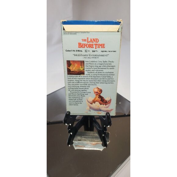 The Land Before Time VHS Video Tape 1989 MCA Release - Picture 2 of 2